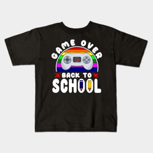 Funny Game Over Kids Student Back To School Kids T-Shirt